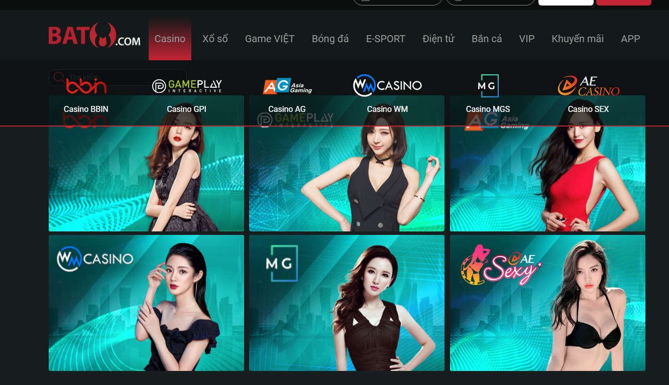 Casino trực tuyến của Bat8 có sự góp mặt của các cô nàng Dealer xinh đẹp