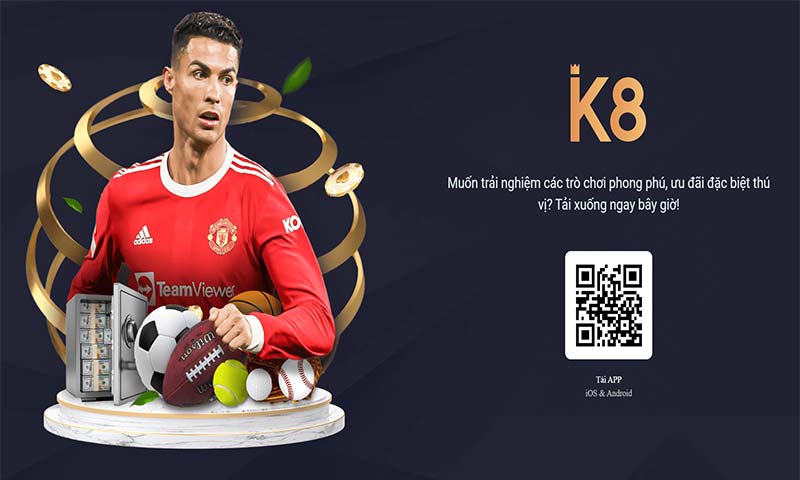 App K8bet casino tiện lợi đặt cược nhận thưởng nhiệm vụ tải game